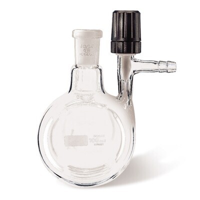 Matraz redondo de nitrógeno con llave de válvula, 1000 ml, 29/32, 1 pieza