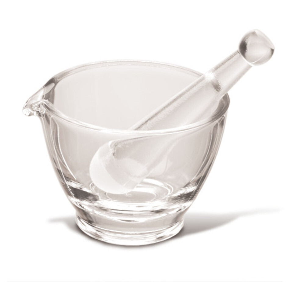 Mortars ROTILABO® with pestle Smooth friction surface, 200 ml, Height, 75 mm, 1 Piece