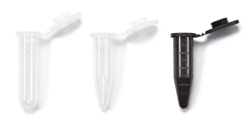 Reaction vials ROTILABO®, 1.5 ml, black, Non-sterile, 500 Piece(s)