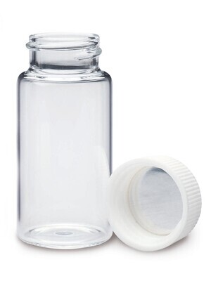 Fiale scintillanti 20 ml Tappi in PP con sigillo in alluminio, vetro borosilicato, 500 Pezzo(i)