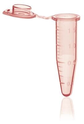 Reaction vials BIO-CERT® 1.5 ml, orange, 500 Piece(s)