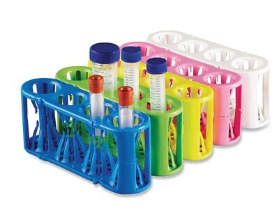 Gradilla multitubos ADAPT-A-RACK, azul/amarillo, 2 Pieza(s)