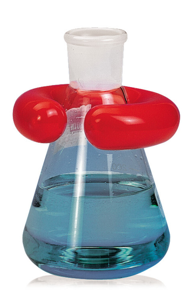 Weighting ring ROTILABO® open type, Suitable for, Erlenmeyer flask 2000 ml, 150 mm, orange, 1 Piece