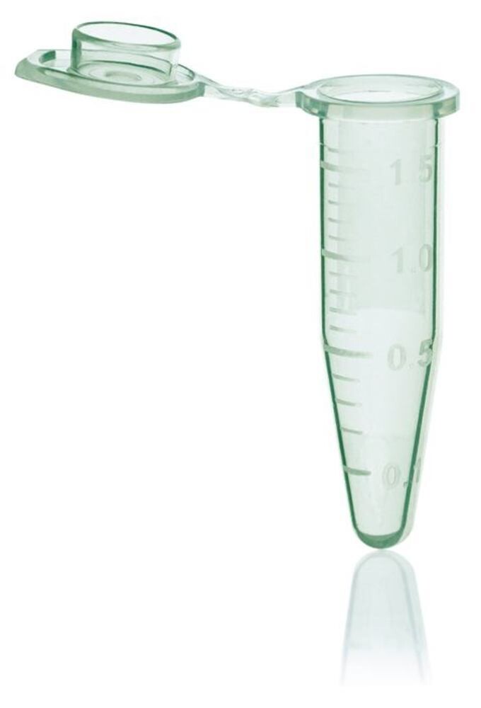 Reaction vials BIO-CERT® 1.5 ml, green, 500 Piece(s)