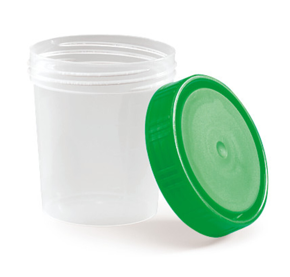 Sample beakers with green screw-cap closure, 500 unit(s), 500 Piece(s)