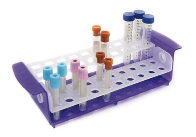 Portoir multitubes ONERACK® pour tube 10-30 mm, violet, 1 pièce