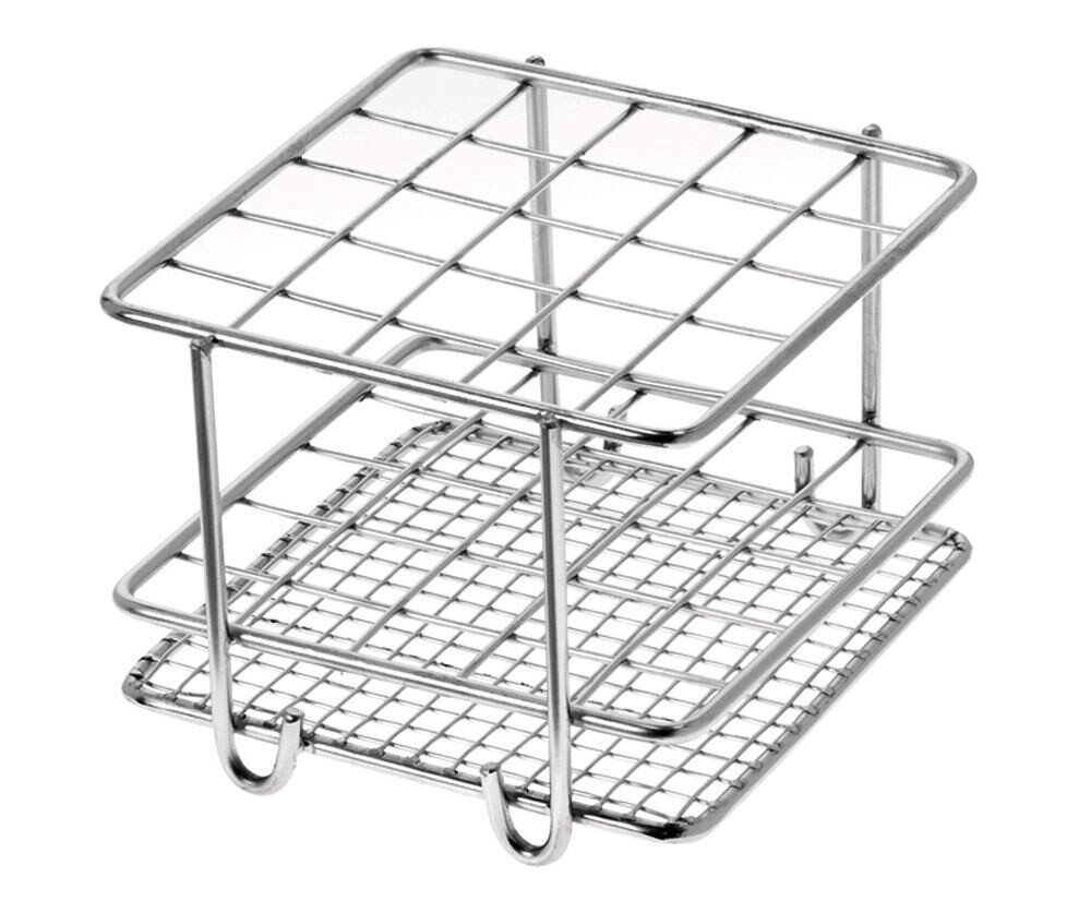 Test tube stands ROTILABO® stainless steel for test tube Ø 16 mm, No. of slots, 25, 5 x 5, 1 Piece