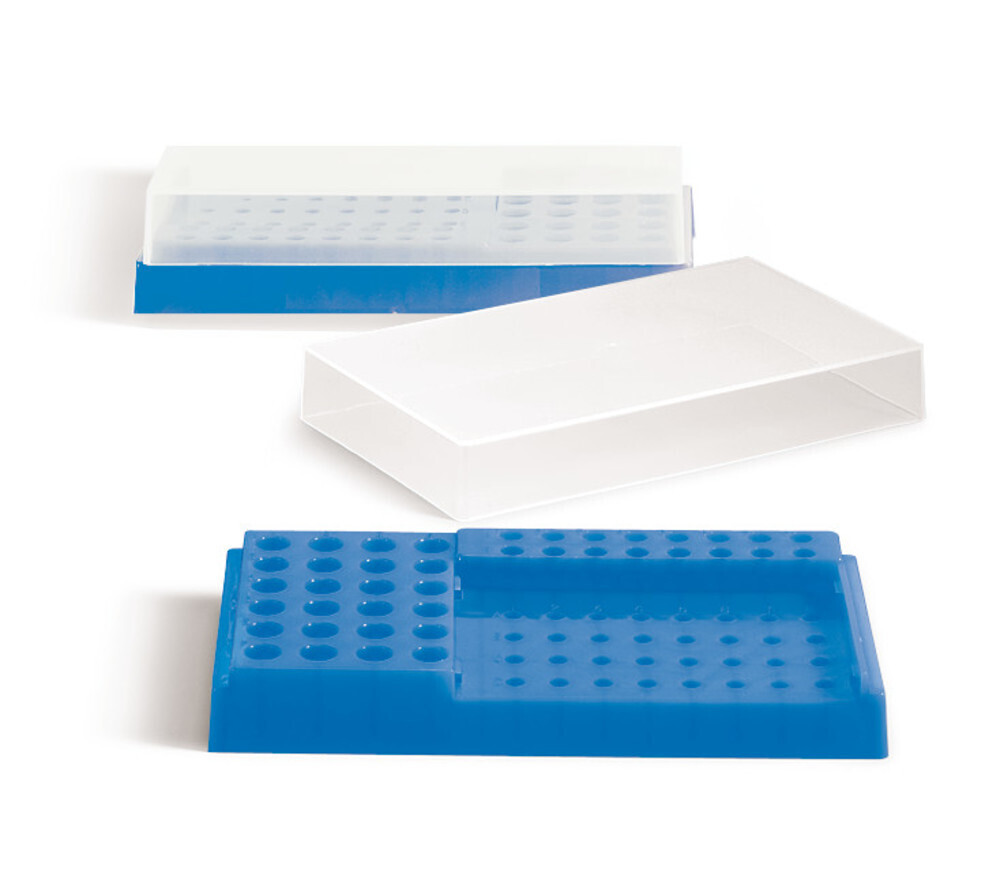Reaction vial stands PCR workstation, neon blue, 1 Piece