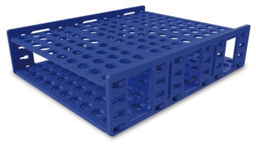 Test tube stands extra large For tube 18-20 mm, blue, 1 Piece