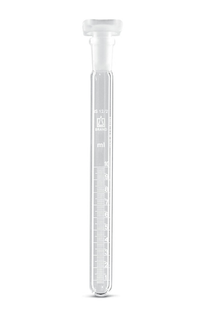 Provetta con tappo in vetro smerigliato, 25 ml, 1 Pezzo