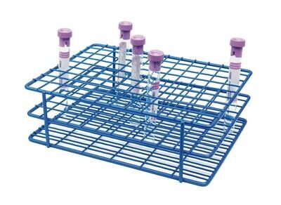 Sample stands for tube 13-16 mm, No. of slots, 108, 9 x 12, blue, 1 Piece