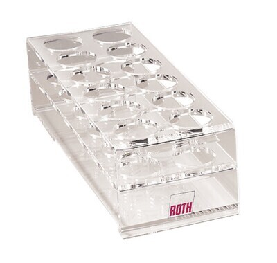 Test tube stands ROTILABO® acrylic Hole 36 mm, 1 Piece
