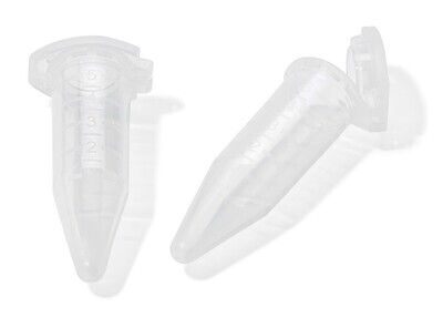 Sicherheitsreaktionsgefäße 5 ml, steril, aus PP, einzeln verpackt, farblos, Achtung, Artikel zukünftig ohne CE/IVD-Kennzeichnung, 50 Stück