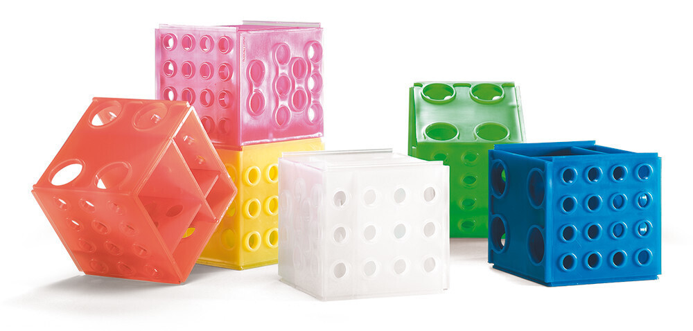 Multi-tube rack ROTILABO® (4-in-1) cubic, 5 Piece(s)