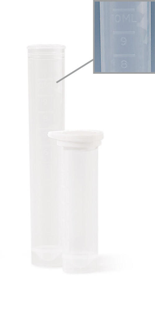 Test tubes with tamper-evident seal, 5 ml, Height, 57 mm, white, 250 Piece(s)