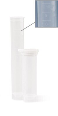 Provette con sigillo di garanzia, 5 ml, Altezza, 57 mm, bianco, 250 Pezzo(i)