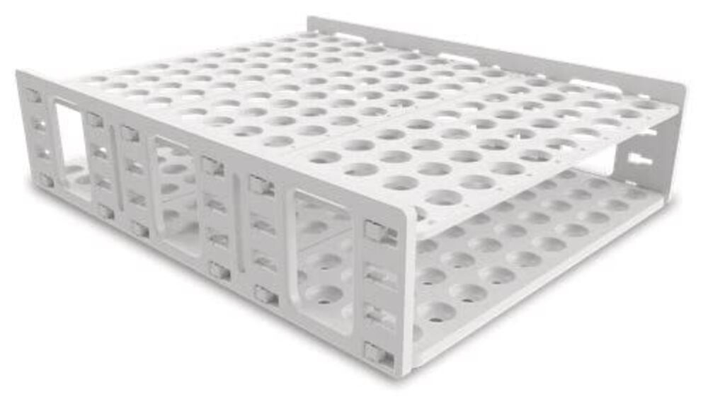 Supports pour tubes à essai extra larges Pour tube 18-20 mm, blanc, 1 Pièce
