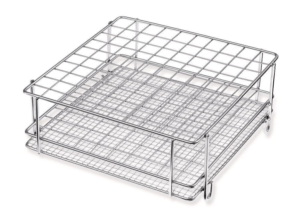 Test tube stands ROTILABO® stainless steel for test tube Ø 16 mm, No. of slots, 100, 10 x 10, 1 Piece