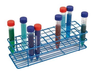 Soportes de muestras para tubo de 13-16 mm, Nº de ranuras, 48, 4 x 12, azul, 1 Pieza