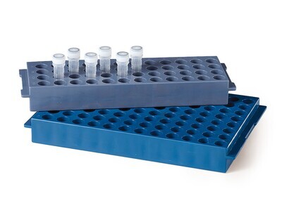 Supports pour flacons de réaction recyclés, Nombre d&#39;emplacements, 96, 5 Pièce(s)