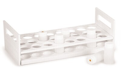 Ständer für Szintillationsgef., PP, L 298 x B 127 x H 95 mm, 24 Stellpl., 1 Stück