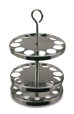 Test tube stands ROTILABO® round, No. of slots, 12, 1 Piece