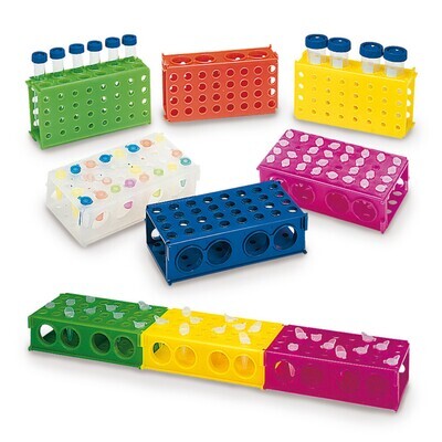 Multi-tube rack ROTILABO® 4-in-1, neon yellow, 1 Piece