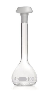 Volumetric flasks DURAN® Class A, with batch certificate, 100 ml, 14/23, 2 Piece(s)