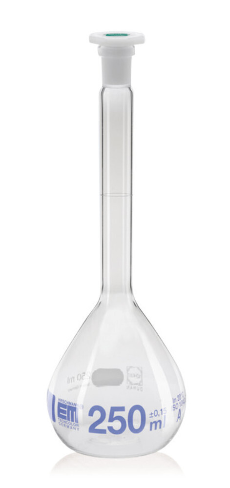 Volumetric flasks class A Clear glass, 100 ml, 12/21, 2 unit(s), 2 Piece(s)