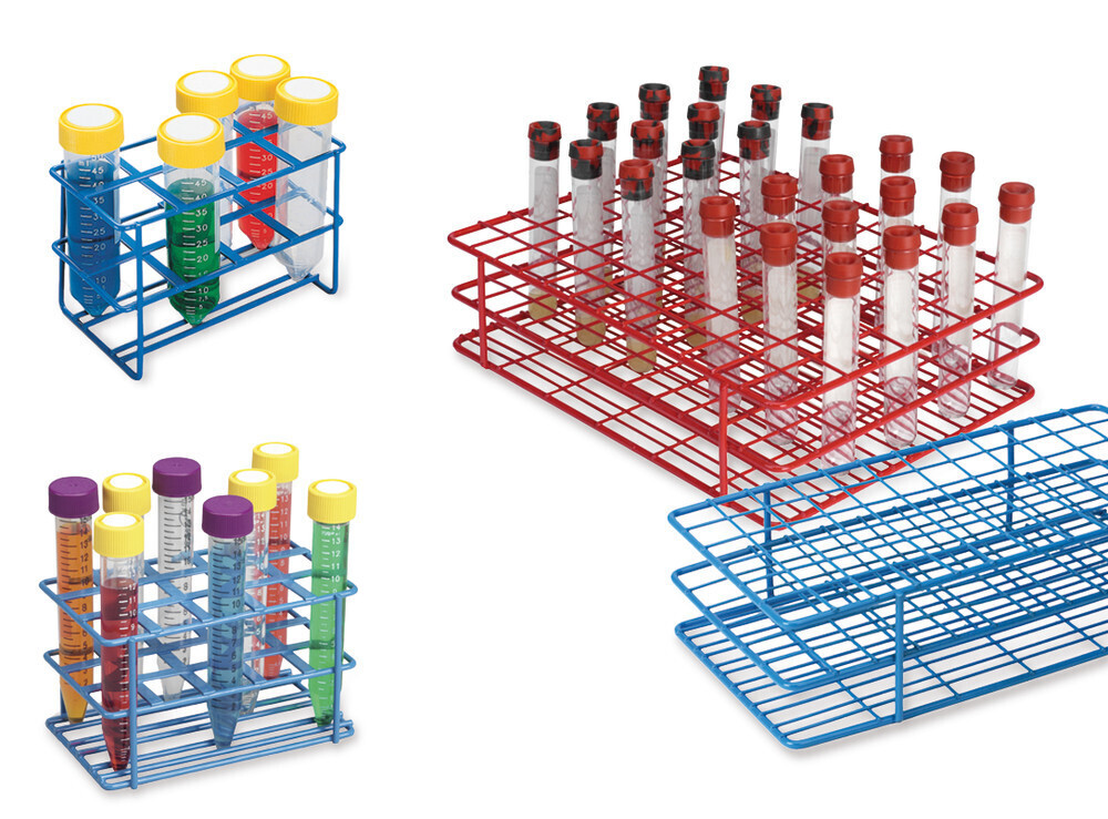 Sample stands for tube 10-13 mm, No. of slots, 72, 6 x 12, blue, 1 Piece