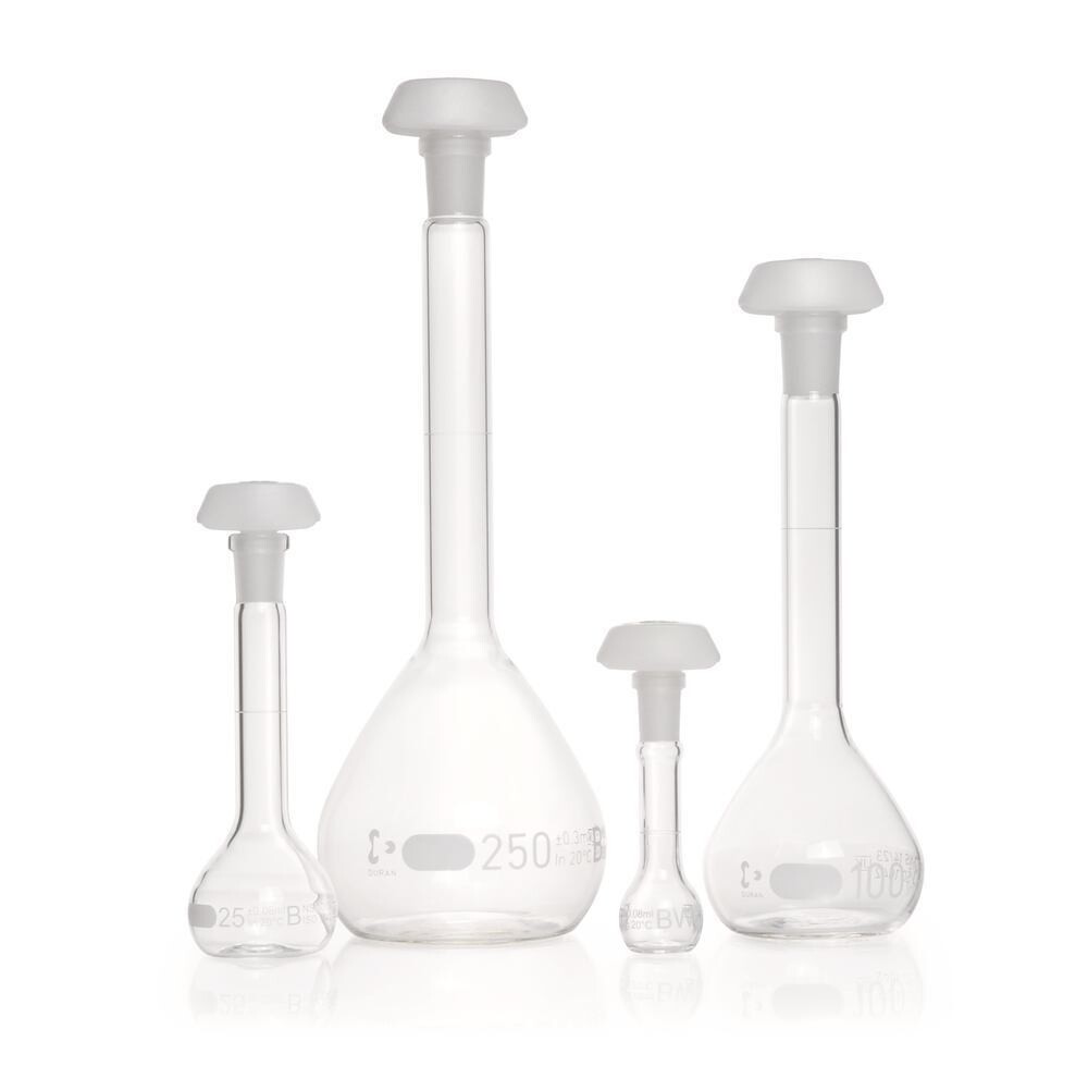 Volumetric flasks DURAN® Class B, 5000 ml, 34/35, 1 Piece