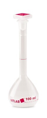 Fioles jaugées classe A transparentes, 10 ml, 10/19, 2 Pièce(s)