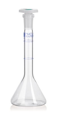 Volumetric flasks class A Trapezoidal shape, 50 ml, 12/21, 2 Piece(s)