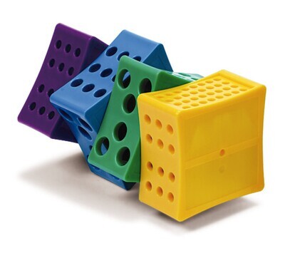 Rotilabo®-Rack, drehbar, Typ 2 für, Reaktionsgef., L 100 x B 100 x H 208 mm, 1 Stück