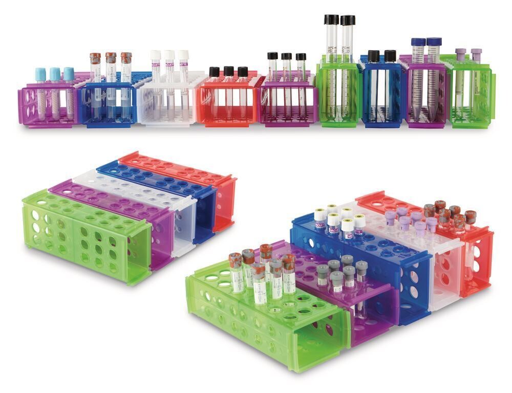 Multi-tube rack ROTILABO® 4-in-1, blue, 5 Piece(s)