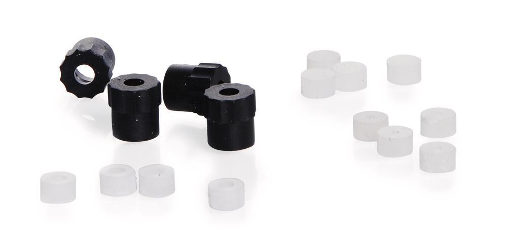 Accessories for HPLC bottles with multiple distributor, Spare M8 hose connection set, 1 Piece