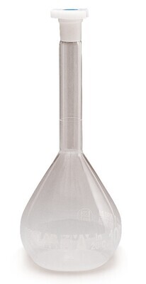 Matraces aforados clase A Vidrio transparente, 1000 ml, 24/29, 2 Pieza(s)