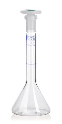 Matraces aforados clase A Forma trapezoidal, 10 ml, 10/19, 2 Pieza(s)