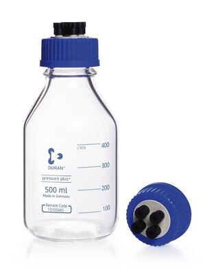 Bottiglia HPLC con distributore multiplo, Bottiglia HPLC 500 ml, 2 Pezzo(i)