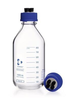 HPLC bottle with multiple distributor, HPLC bottle 1000 ml, 2 Piece(s)