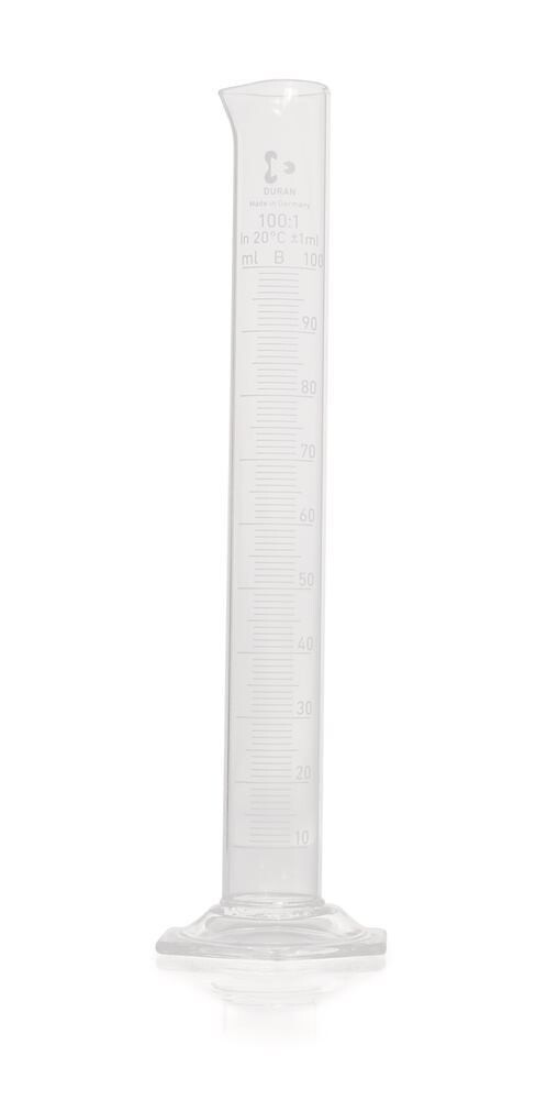 Measuring cylinders DURAN® class B , 100 ml, 2 Piece(s)
