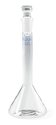 Fioles jaugées avec bouchon en verre, classe A Forme trapézoïdale, 5 ml, 10/19, 2 Pièce(s)