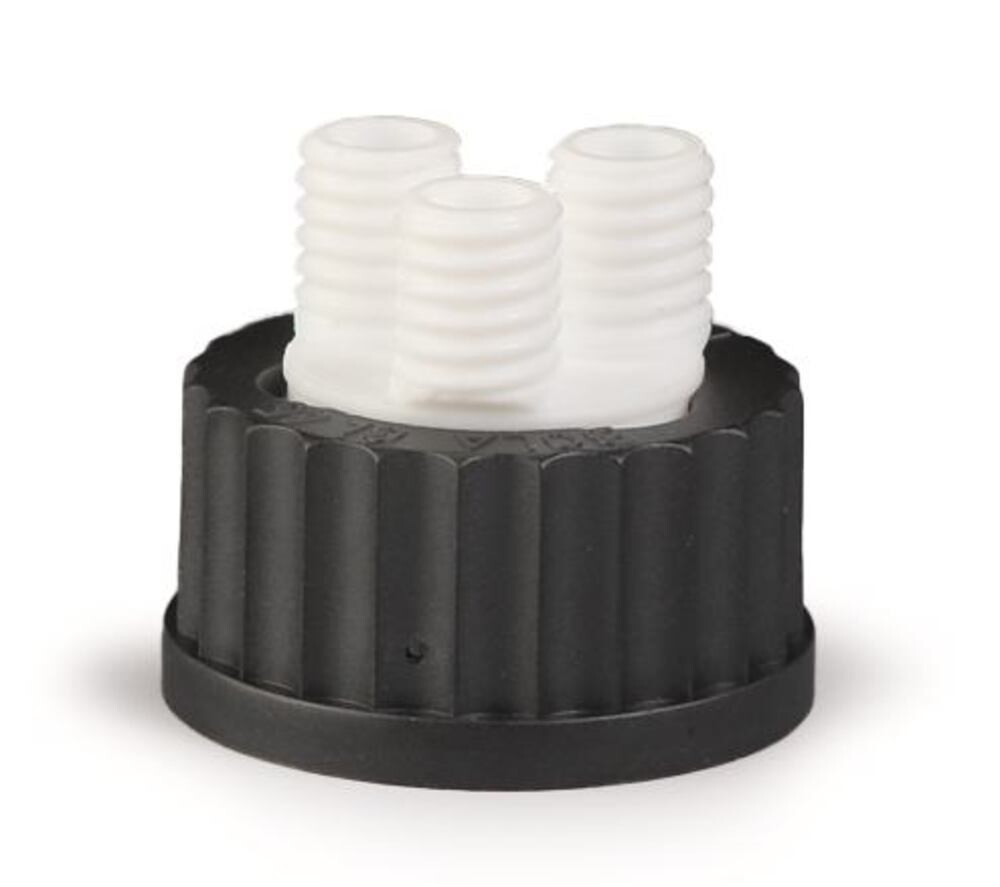 Multiple distributor for bottles GL 45 Insert made of PTFE, 1 Piece