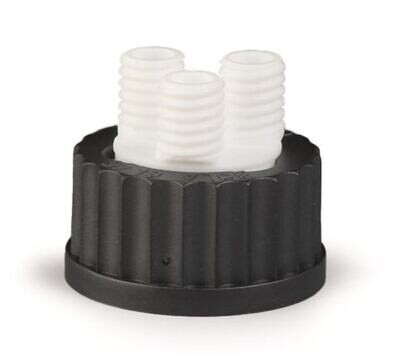 Multiple distributor for bottles GL 45 Insert made of PTFE, 1 Piece