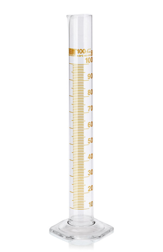Measuring cylinders class B brown graduations, 1000 ml, 1 Piece