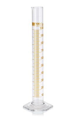 Measuring cylinders class B brown graduations, 1000 ml, 1 Piece