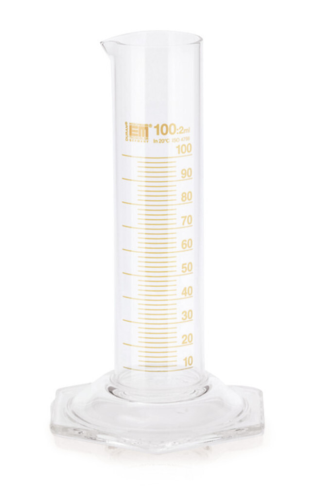 Measuring cylinders class B, brown graduations, 50 ml, 2 Piece(s)