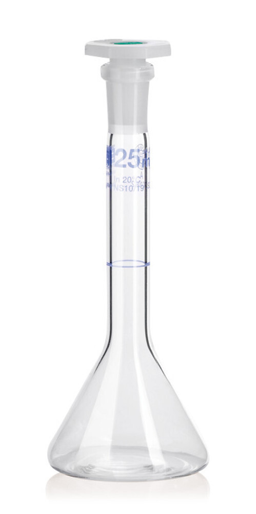 Volumetric flasks class A Trapezoidal shape, 25 ml, 10/19, 2 Piece(s)