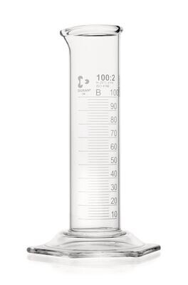 DURAN® Super Duty Messzylinder, 100 ml, Klasse B, 2 Stück