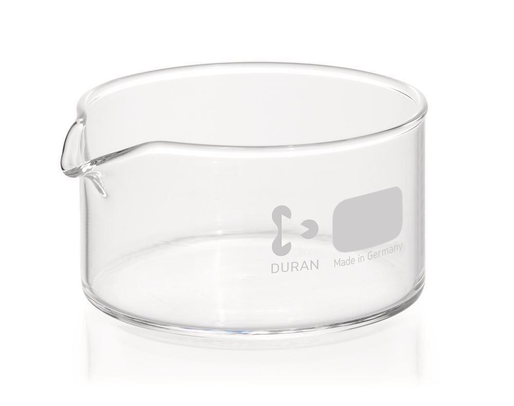 Crystallization dishes DURAN® with spout, 150 ml, 80 mm, 10 Piece(s)